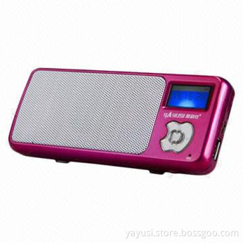 Portable Speaker with FM Can Read TF Card, 50-20,000Hz Response Frequency
